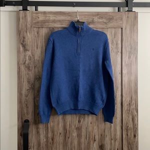 Polo Ralph Lauren Blue Size (S) 1/4 Zip Sweater